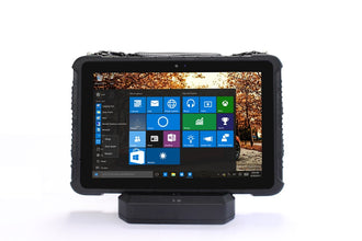 Leitor robusto portátil de 8 polegadas Windows Tablet 4GB 128GB 1D/2D Scanner de código de barras NFC